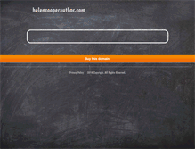 Tablet Screenshot of helencooperauthor.com